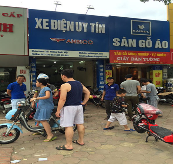 Cửa hàng thu mua xe đạp điện cũ hỏng tại Hà Nội